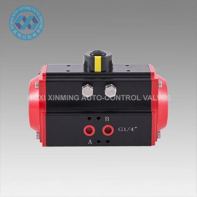 Rek en rondsel pneumatische actuator