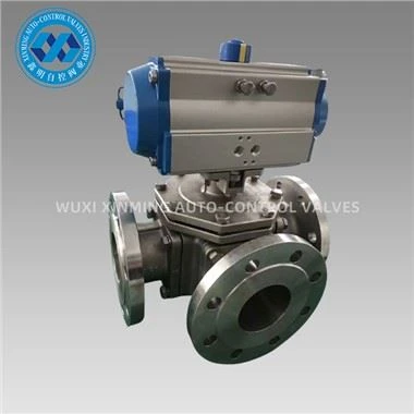 Pneumatische Actuator Flens T-Kogelklep