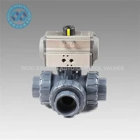 Autocontrol pneumatische actuatorkogelkranen voor irrigatiesystemen