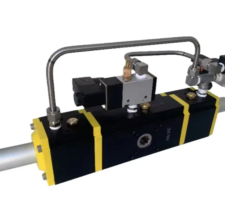 2 -weg balventiel driedelige pneumatische actuator