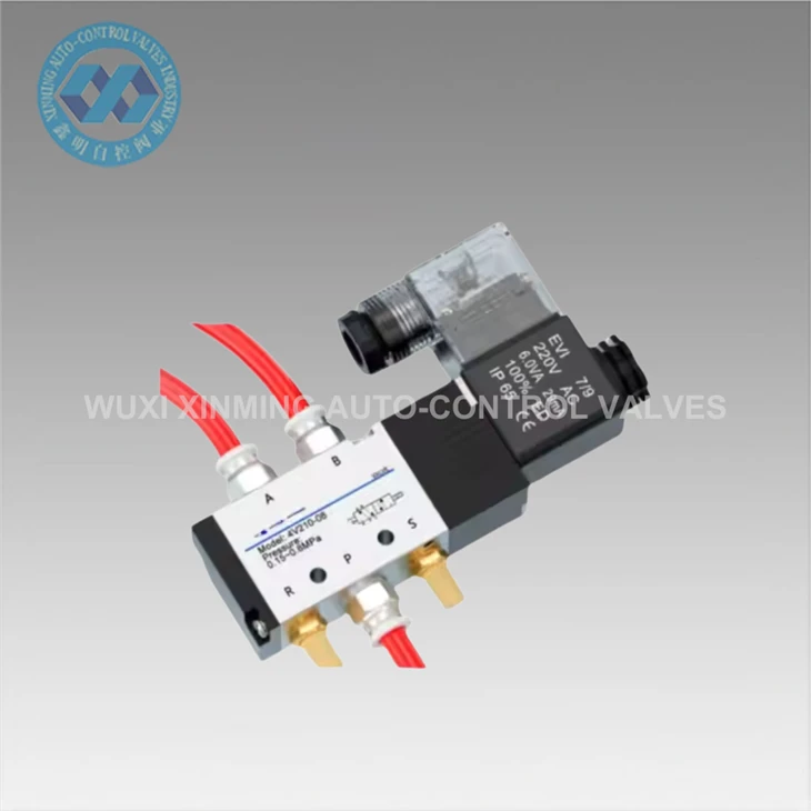Aluminium legering pneumatische solenoïde klep 52 AC220V 110V