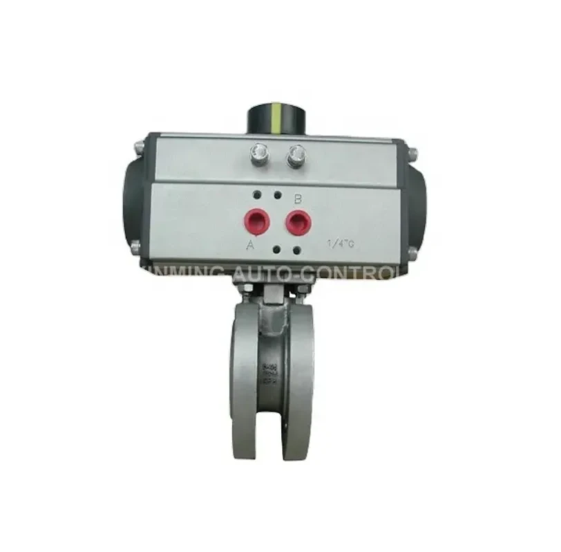 Chinese pneumatische actuator wafel dunne kogelventiel fabrieksprijs