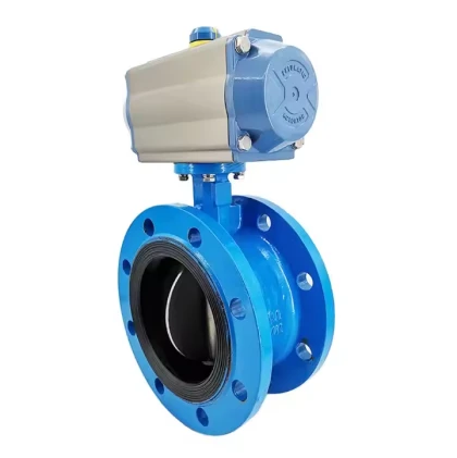 Fabrieks-directe pneumatische vlinderklep met dubbele excentrische flens