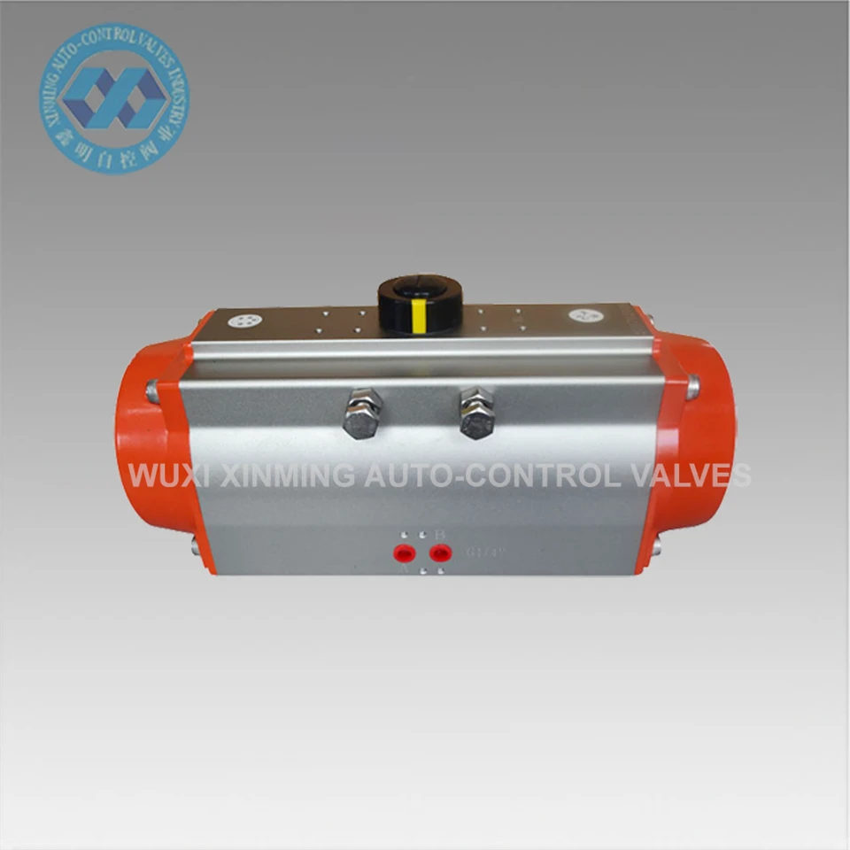 Energie-efficiënte aluminium dubbelwerkende vlinderklep pneumatische actuator