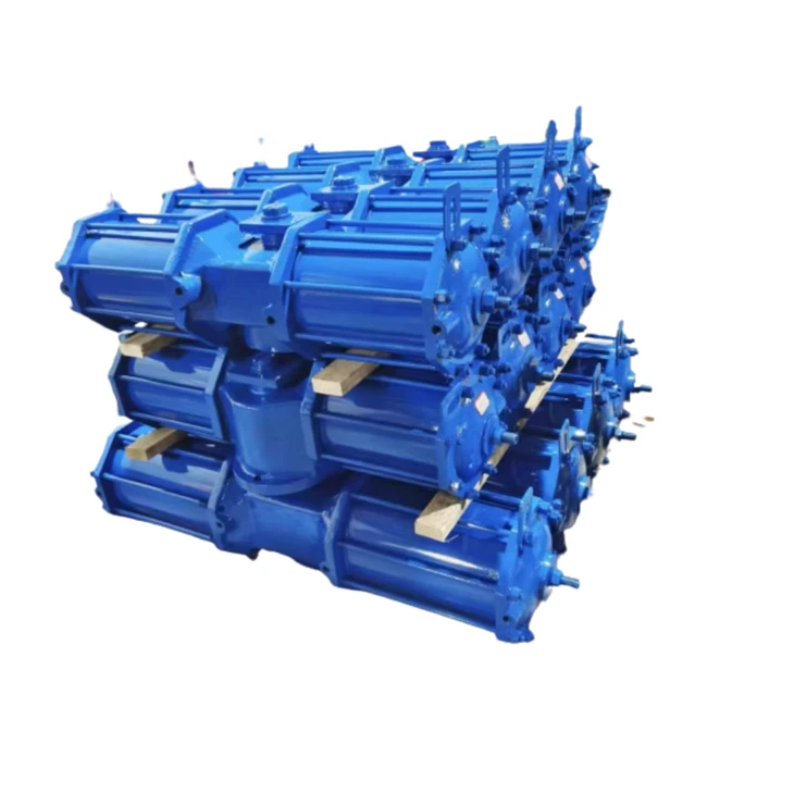 High Torque Fork Type Single And Double Acting Pneumatic Actuator Can Be Customized