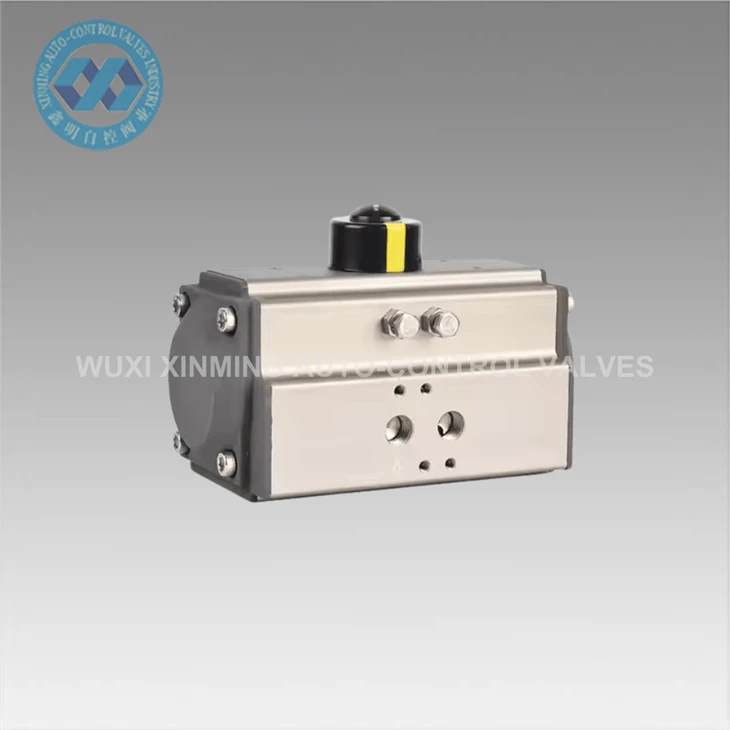 Enkele/dubbelwerkende pneumatische actuator