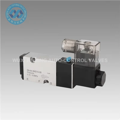 2- manier 5- poort hogedruk pneumatische solenoïde klep (0-10 mpa)