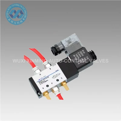 Aluminium legering pneumatische solenoïde klep 52 AC220V 110V