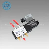 Aluminium legering pneumatische solenoïde klep 52 AC220V 110V