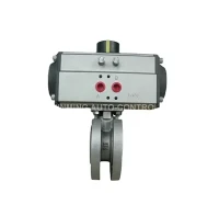 Chinese pneumatische actuator wafel dunne kogelventiel fabrieksprijs