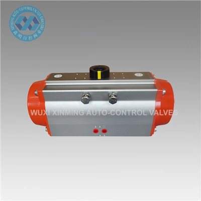 Energie-efficiënte aluminium dubbelwerkende vlinderklep pneumatische actuator