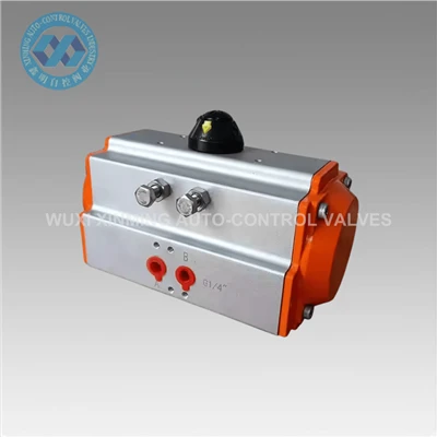 Quarter Draai Air Actuator voor Ball/Butterfly Valve Dubbelwerkende Pneumatische Rotary Actuator