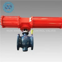Single-acting en dubbelwerkend AW Scotch Yoke pneumatische actuatoren