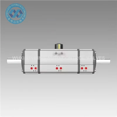 Dubbelwerkende pneumatische actuator