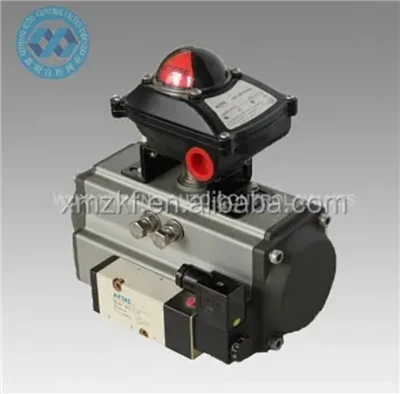 Klep Airtac Pneumatische cilinderactuator met actuatorpositie -indicator en AirTac -solenoïde klep