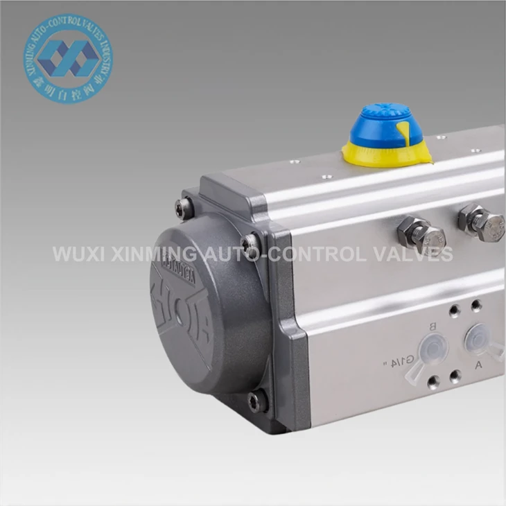 Kleppneumatische actuator RT/AT/DA52 Butterfly Valve Ball Valve Pneumatische kopcilindermechanisme
